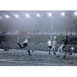Jimmy Greenhoff 1979, Football Autographed 16 X 12 Photo, A Superb Image Depicting The Man United