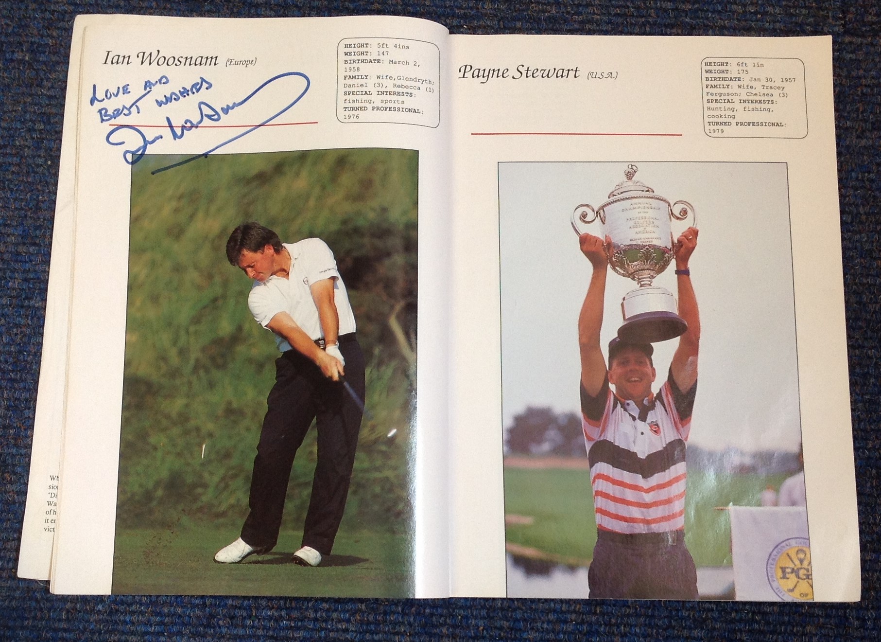 Golf 1989 Ryder Cup signed Golfers News paperback book 12 signatures includes legends of the game - Image 2 of 5