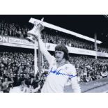 Mike Channon 1976, Football Autographed 16 X 12 Photo, A Superb Image Depicting Channon Holding