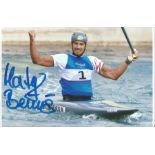 Olympics Matej Benus signed 6x4 colour photo of the silver medallist in the canoeing C1 event at the