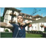 Olympics Juan Holgado signed 6x4 colour photo of the gold medallist in the Archery team event at the