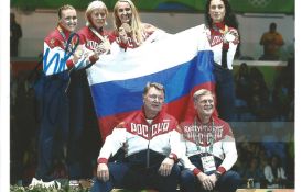 Olympics Olga Kochneva signed 6x4 colour photo of the Bronze medallist in the Women's Team Epee at