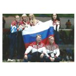 Olympics Olga Kochneva signed 6x4 colour photo of the Bronze medallist in the Women's Team Epee at