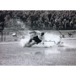 Tom Finney 1956, Football Autographed 16 X 12 Photo, A Superb Image Depicting The Preston North