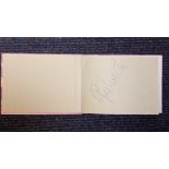 TV/film small autograph book. Amongst signatures are Terence Alexander, Lorraine Chase, John Iles,