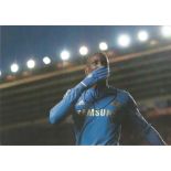 Demba Ba signed 12x8 colour photo. Good Condition. All autographed items are genuine hand signed and