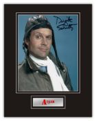 Stunning Display! The A-Team Dwight Schultz hand signed professionally mounted display. This