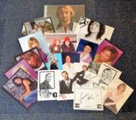 TV/Radio signed collection. Includes Martha Holmes, Katy Hill, Noel Edmonds and more. Good