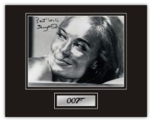 Stunning Display! 007 Goldfinger Shirley Eaton hand signed professionally mounted display. This