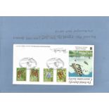 Sir Peter Scott signed British Butterfly Conservation Society FDC. Famous ornithologist and