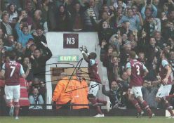 Mo Diame signed 12x8 colour photo. Good Condition. All autographed items are genuine hand signed and
