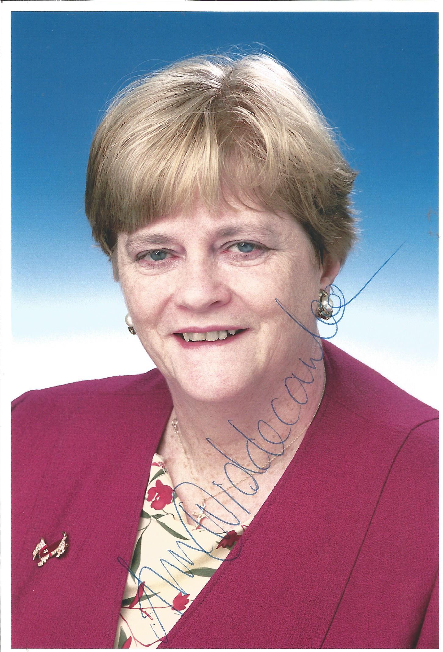 Ann Widdecombe signed 7x5 colour photo. Good Condition. All autographed items are genuine hand
