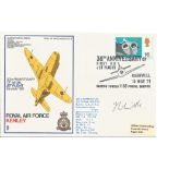 Frank Whittle signed RAF museum cover SC27 Kenley. Good Condition. All autographed items are genuine