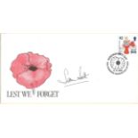 Rear Admiral James Frederick Thomas George "Sam" Salt CB signed Lest We Forget cover dated 11. 11.