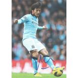 David Silva signed 12x8 colour photo. Good Condition. All autographed items are genuine hand