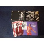 Liberace UNSIGNED Ephemera. Includes candid photos. Good Condition. All autographed items are