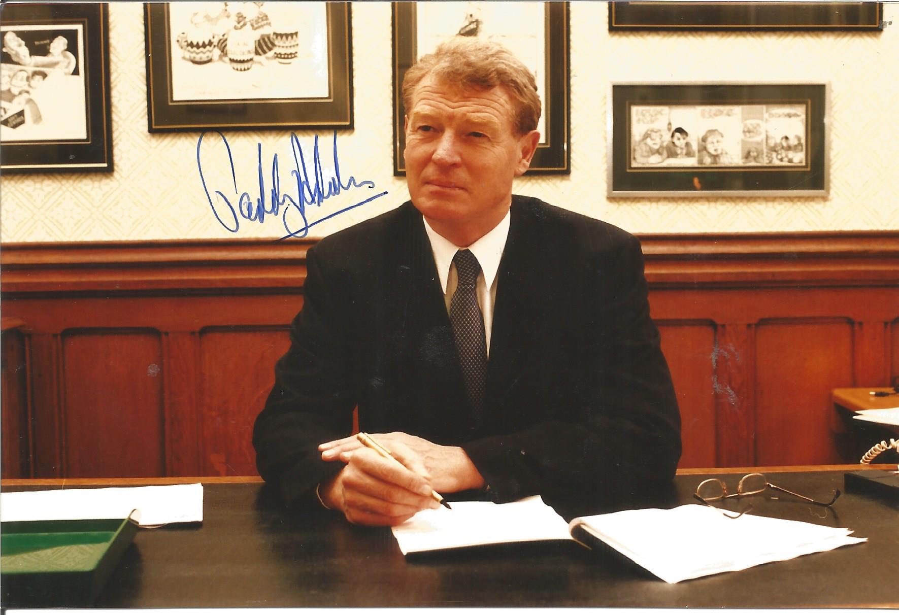 Paddy Ashdown signed 6x4 colour photo. Good Condition. All autographed items are genuine hand signed