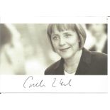 Angela Merkel Signed 6x4 Black And White Photo. Good Condition. All autographed items are genuine