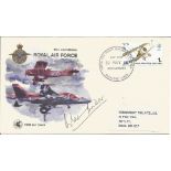 Douglas Bader signed 50th anniversary of the RAF cover. Good Condition. All autographed items are