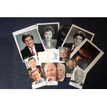 Political and TV signed collection. Good Condition. All autographed items are genuine hand signed
