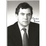 Gordon Brown signed 7x5 black and white photo. Good Condition. All autographed items are genuine