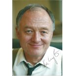 Ken Livingstone signed 8x6 colour photo. Good Condition. All autographed items are genuine hand