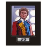 Stunning Display! Dr. Who Colin Baker hand signed professionally mounted display. This beautiful