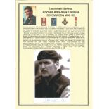 Lieutenant General Romeo Antonius Dallaire OC CMM COQ MSC CD signed B/W photo, he was born in The