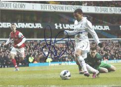 Aaron Lennon signed 12x8 colour photo. Good Condition. All autographed items are genuine hand signed