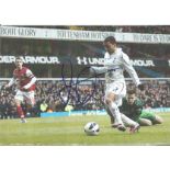 Aaron Lennon signed 12x8 colour photo. Good Condition. All autographed items are genuine hand signed