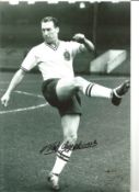 Nat Lofthouse Bolton Signed 12 x 8 inch football photo. Good Condition. All autographed items are