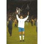 Gus Poyet Chelsea Signed 12 x 8 inch football photo. Good Condition. All autographed items are