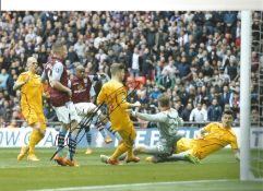 Fabian Delph Aston Villa Signed 12 x 8 inch football photo. Good Condition. All autographed items