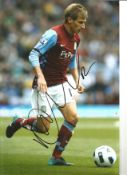 Marc Albrighton Aston Villa Signed 12 x 8 inch football photo. Good Condition. All autographed
