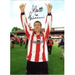 Mathew Le Tissier Southampton Signed 16 x 12 inch football photo. Good Condition. All autographed