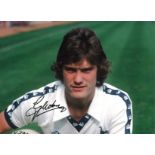 Glen Hoddle Tottenham Signed 16 x 12 inch football colour photo. Good Condition. All autographed