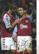Nolberto Solano Aston Villa Signed 12 x 8 inch football photo. Good Condition. All autographed items
