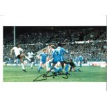 Ricky Villa Wembley Goal Tottenham Signed 16 x 12 inch football photo. Good Condition. All