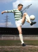 Billy Mcneill Celtic Signed 16 x 12 inch football photo. Good Condition. All autographed items are