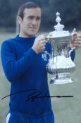 Ron Harris Chelsea Signed 10 x 8 inch football photo. Good Condition. All autographed items are