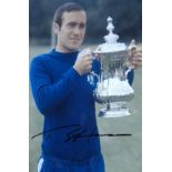 Ron Harris Chelsea Signed 10 x 8 inch football photo. Good Condition. All autographed items are