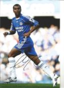 Ashley Cole Chelsea Signed 12 x 8 inch football photo. Good Condition. All autographed items are