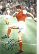 Malcolm Mcdonald Arsenal Signed 12 x 8 inch football photo. Good Condition. All autographed items