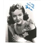 Peggy Moran signed 10x8 black and white photo dedicated. Peggy Moran ,born Mary Jeanette Moran,