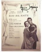Anne Jeffreys signed 10x8 black and white lobby card photo from the 1949 stage production of Kiss Me