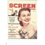 Mitzi Gaynor signed 12x8 colour Screen magazine cover photo. Mitzi Gaynor ,born Francesca Marlene de