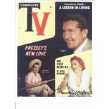 Jayne Meadows signed 11x8 colour Complete TV cover photo. Jayne Meadows ,born Jane Cotter; September