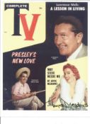Jayne Meadows signed 11x8 colour Complete TV cover photo. Jayne Meadows ,born Jane Cotter; September