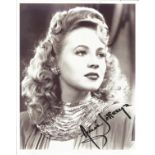 Anne Jeffreys signed 12x8 black and white photo. Anne Jeffreys ,born Annie Jeffreys Carmichael;