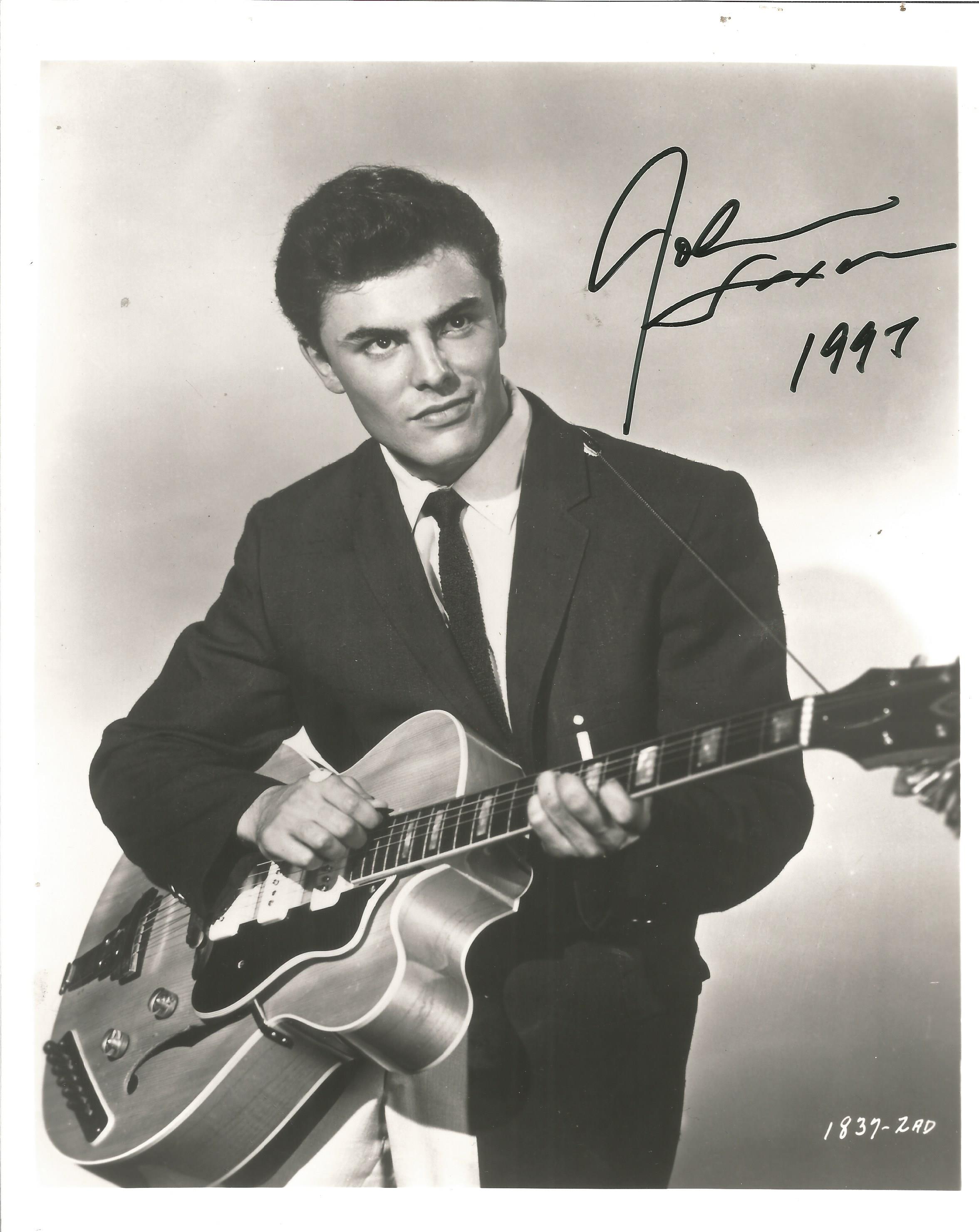 John Saxon signed 10x8 black and white photo. John Saxon ,born Carmine Orrico; August 5, 1936 – July